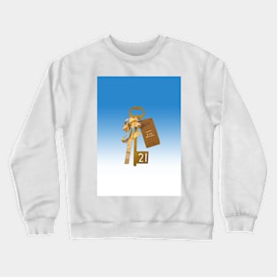 Vintage 21st Birthday Photograph Crewneck Sweatshirt